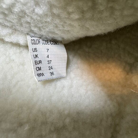 Skechers Womens Suede Mid-Calf Boots Size 7 Faux Fur Lining & Buckle Accents - Picture 7 of 8